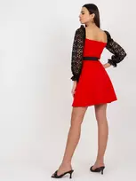 Suknelė-LK-SK-508840-1.01P-raudona