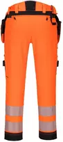 Gero matomumo PORTWEST DX442 kelnes su nuimamomis kišenėmis, Dydis: 28, Pw spalvos: Oranžinis/Juodas