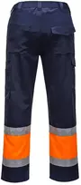Gero matomumo lengvo svorio dviejų spalvų PORTWEST L049 kelnės, Dydis: XXL, Pw spalvos: Oranžinis/Navy