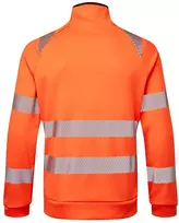 Gero matomumo PORTWEST DX477 užsegamas džemperis, Dydis: XXXL, Pw spalvos: Oranžinis/Juodas