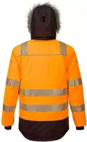 Gero matomumo žieminė PORTWEST PW369 Parka striukė, Dydis: 4XL, Pw spalvos: Oranžinis/Juodas