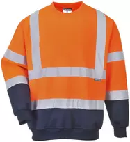 Darbo džemperis PORTWEST B306, Dydis: XXL, Pw spalvos: Oranžinis/Navy