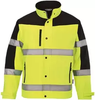 Dviejų spalvų Softshell striukė Portwest S429, Dydis: XXXL, Pw spalvos: Geltona