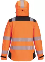 Gero matomumo PORTWEST PW389 moteriška striukė nuo lietaus, Dydis: S, Pw spalvos: Oranžinis/Juodas