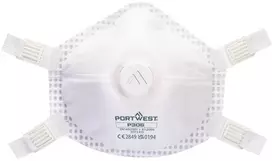 Portwest Daugkartinio naudojimo ortwest P306 respiratorius su vožtuvu, 5 vnt., Pw spalvos: Baltas