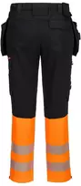 Gero matomumo PORTWEST DX457 darbo kelnės su nuimamomis kišenėmis, Dydis: 48, Pw spalvos: Oranžinis/Juodas