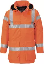 Liepsnai ir vandeniui atspari striukė Portwest S774, Dydis: XL, Pw spalvos: Oranžinis