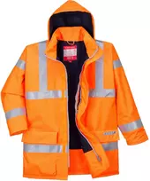Gero matomumo antistatinė FR striukė nuo lietaus Portwest S778, Dydis: M, Pw spalvos: Oranžinis