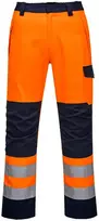 Darbo kelnės Portwest MV36, Dydis: S, Pw spalvos: Oranžinis/Navy