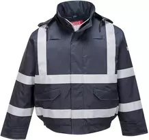 Ugniai atspari striukė striukė nuo lietaus Portwest S783, Dydis: XXXL, Pw spalvos: Navy