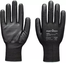 Nitrilo PORTWEST A680 pirštinės, Dydis: XL, Pw spalvos: Juodas