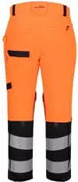 Gero matomumo PORTWEST EV402 darbo kelnės, Dydis: XL, Pw spalvos: Oranžinis/Juodas