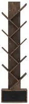 Promotion Pastatoma medžio formos knygų lentyna su stalčiumi, ruda, 38 x 21,5 x 149,5 cm