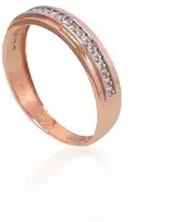 Diamond Sky Jewelry Auksinis žiedas su cirkoniais „Ilifia IV“