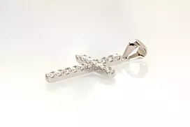 Diamond Sky Jewelry Sidabrinis kryželis su cirkoniais „Klasika XIV“