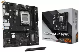 Pagrindinė plokštė Motininė plokštė ASROCK MB AMD A620A SAM5 MATX/A620AM-P WIFI