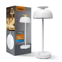 Įkraunama LED naktinė lempa su atpalaiduojančiais garsais, pritemdoma 8.5W 150Lm 4000K+RGB VIDEX VL-TF23W | balta – 10 raminančių melodijų