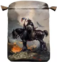 Lo Scarabeo Satininis taro kortų maišelis su Frazetta Tarot iliustracija