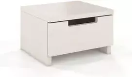Skandica SPECTRUM žema buko medienos naktinė spintelė, palisandro spalvos - 5903812101093