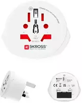 Adapteris UK kištukas – universalus lizdas 230 V 7 A SKROSS