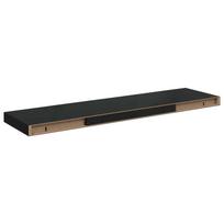 vidaXL Pakabinamos lentynos, 2vnt., juodos, 90x23,5x3,8cm, MDF