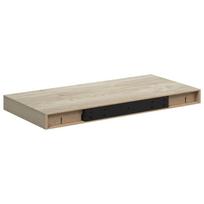 vidaXL Pakabinama sieninė lentyna, ąžuolo spalvos, 50x23,5x3,8cm, MDF