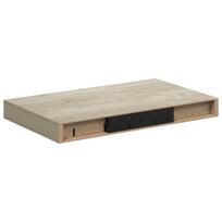 vidaXL Pakabinamos sieninės lentynos, 2vnt., ąžuolo, 40x23,5x3,8cm, MDF