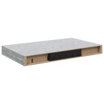 vidaXL Pakabinama sieninė lentyna, betono pilka, 40x23,5x3,8cm, MDF