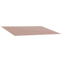 vidaXL Markizės pakaitinis audinys Mėlynas ir Oranžinis 350 x 250 cm
