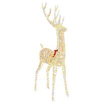 vidaXL 3D Kalėdų elnias LOVIISA 250 LED Šilta balta 96 x 40 x 180 cm