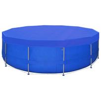 vidaXL Baseino uždangalas, PE, apvalus, 460 cm, 90 g/m²