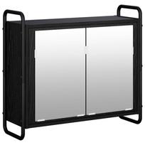 vidaXL Kabantis vonios spintelė Juodojo ąžuolo 64 x 20 x 56,5 cm