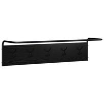 vidaXL Paltas Juodojo ąžuolo 100 x 30 x 25 cm Apdirbta mediena