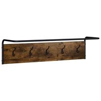 vidaXL Paltas Dūminio ąžuolo 100 x 30 x 25 cm Apdirbta mediena