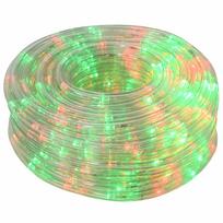 vidaXL LED kalėdinė šviečianti žarna 240 LED Raudona, Žalia 10 m