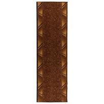 vidaXL Bėgimo kilimėlis FLORNES Austas Ruda Zigzagas 100 x 150 cm PP