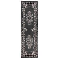 vidaXL Bėgimo kilimėlis FLORNES Austas Pilkas raštas 100 x 150 cm PP