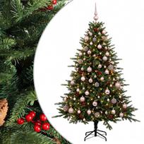 vidaXL Dirbtinė kalėdinė eglutė su rutuliuku 240 cm 300 LED