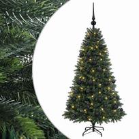 vidaXL Dirbtinė Kalėdų eglutė su burbulais 120 cm 150 LED Šilta balta