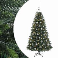 vidaXL Dirbtinė Kalėdų eglutė su burbulais 120 cm 150 LED Šilta balta