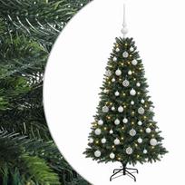 vidaXL Dirbtinė Kalėdų eglutė su burbulais 120 cm 150 LED Šilta balta