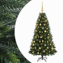 vidaXL Dirbtinė Kalėdų eglutė su burbulais 150 cm 150 LED Šilta balta