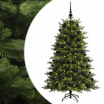 vidaXL Dirbtinė kalėdinė eglutė su rutuliuku 180 cm 300 LED