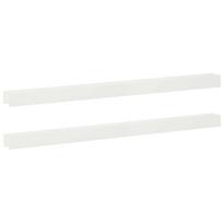 vidaXL Sodo apvadų dengiamasis profilis 2 vnt. 100 x 6 x 5 cm Plienas