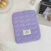 1 Minkštas iPad dėklas 11 colių planšetinio kompiuterio krepšys 14-15 colių nešiojamojo kompiuterio laikymo krepšys 11 inch violetinė