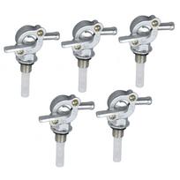 5Pcs Fuel Tank Shut Off Valve Male Thread Metal Fitting Set Kit for Engine Generator