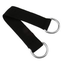 Heavy Duty T-bar Strap, Dumbbell Strap Dip Belt,Barbell Strap Rope Handles Strap 2.5*35cm black