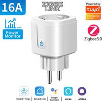 Tuya ZigBee 3.0 Išmanusis kištukinis lizdas ES 16A/20A Energijos monitorius Kištukas APP Nuotolinis balsu valdomas Suderinamas su Alexa Google Home Zigbee3.0 16A