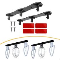 2x Stand Mixer Attachment Holder Wall Mount Holder,Hanging Hooks Premium Heavy Duty Organization