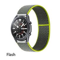 Universalus Nailoninis Sportinis Velcro Laikrodžio Dirželis Samsung, Huawei, Amazfit 22mm black